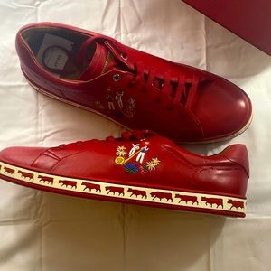 Men's Anistern 18 Leather Low-Top Sneakers size 45 US(12).Brand New in Box